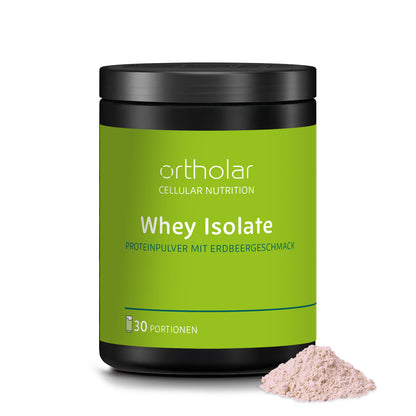 ortholar Whey Isolate Proteinpulver mit Erdbeergeschmack