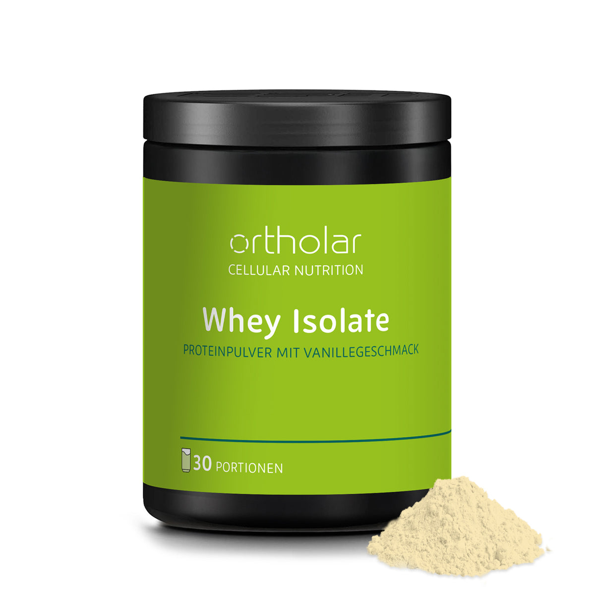 ortholar Whey Isolate Proteinpulver mit Vanillegeschmack