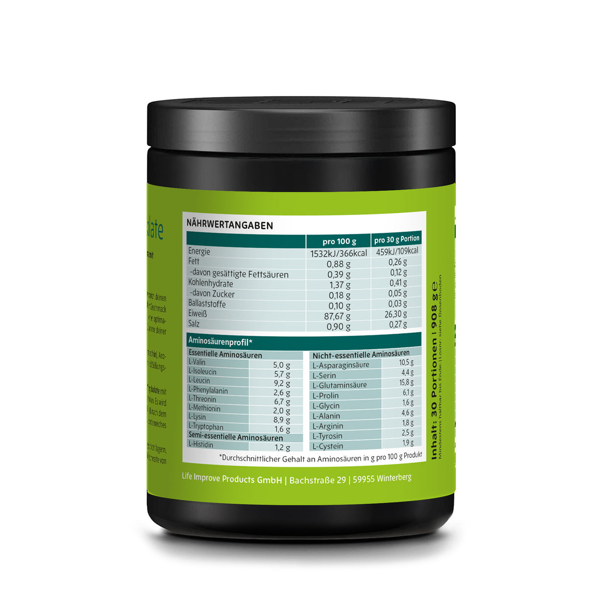 ortholar Whey Isolate Proteinpulver mit Vanillegeschmack